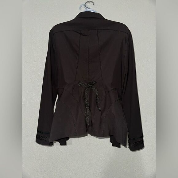Deca De Vous a Nous Gothic Steampunk Vesta Banou Brown Jacket 2 NWOT - Picture 5 of 10